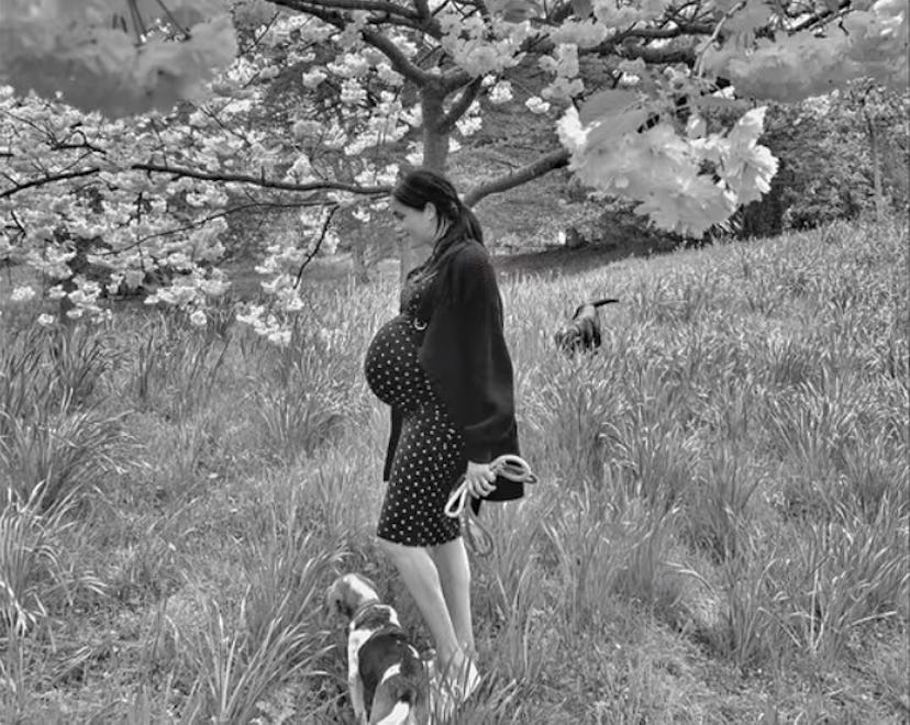 A Meghan Markle pregnancy photo featured in the docuseries 'Harry & Meghan.'