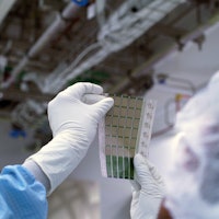 An image of the ultra-thin solar cells developed by MIT.