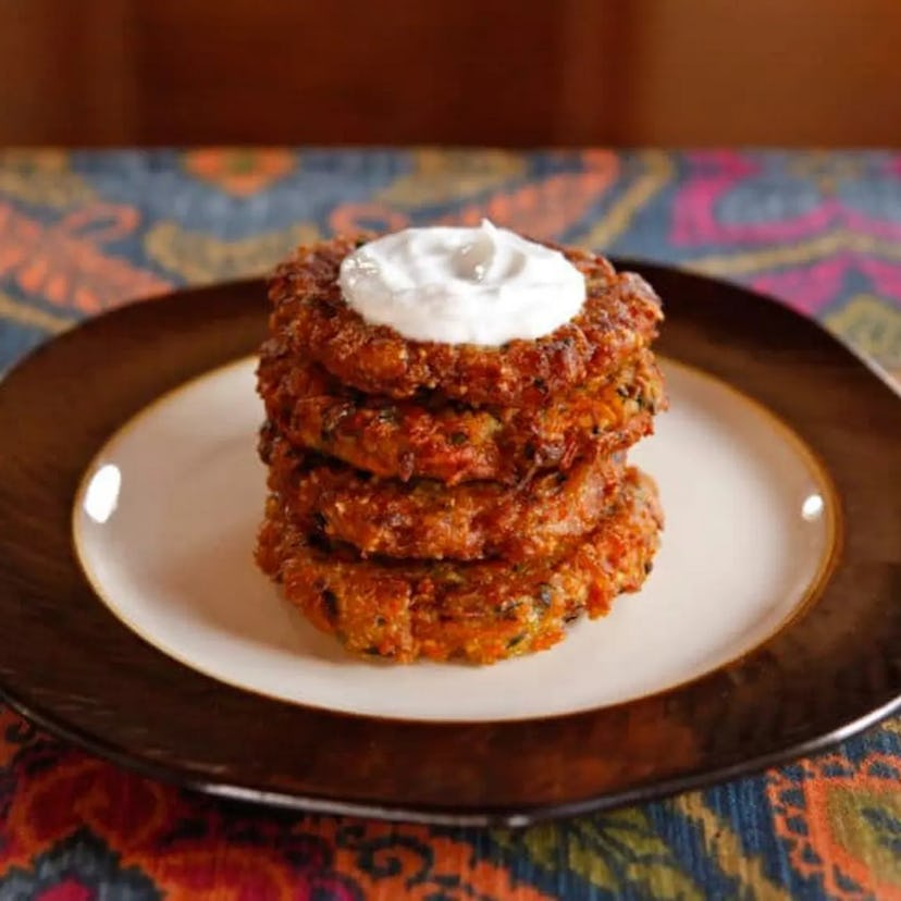 Curry vegetable latke recipe