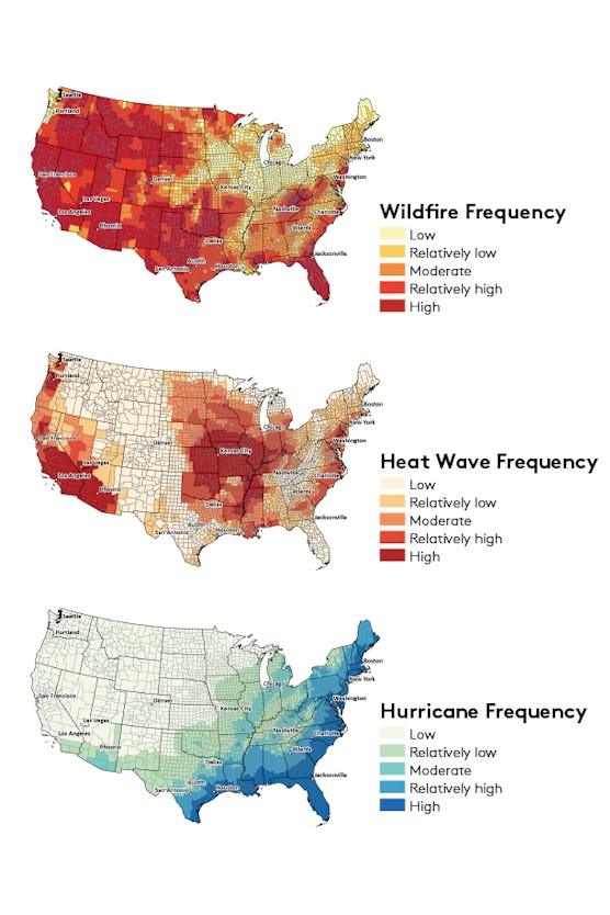 U.S. Wildfires: Map Shows Americans Moving From Flood Zones To Fire Risk