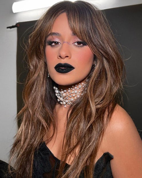 The rhinestone makeup look of the moment, per Camila Cabello & BLACKPINK's Jennie Kim is a rhineston...
