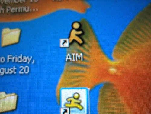 AOL AIM away messages from the '90s and early 2000s