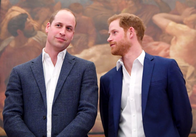 William and Harry in 2018. 