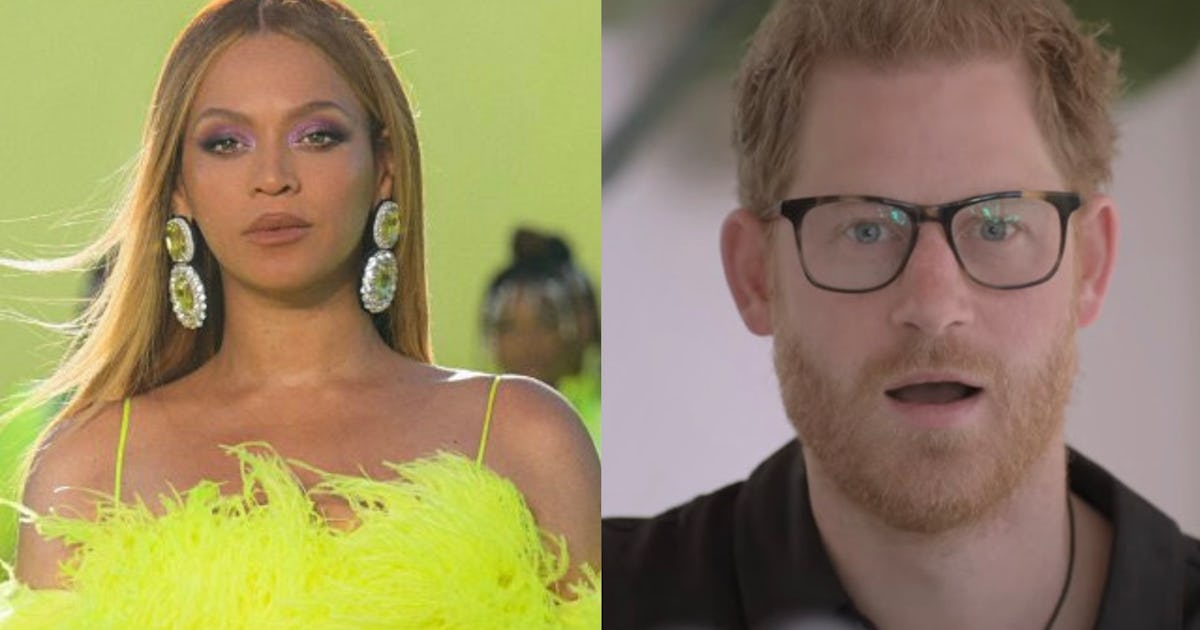 Memes About The Beyoncé Text In 'Harry & Meghan'