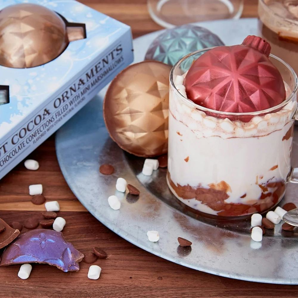 Trader Joe's hot cocoa "ornaments" make a great stocking stuffer.