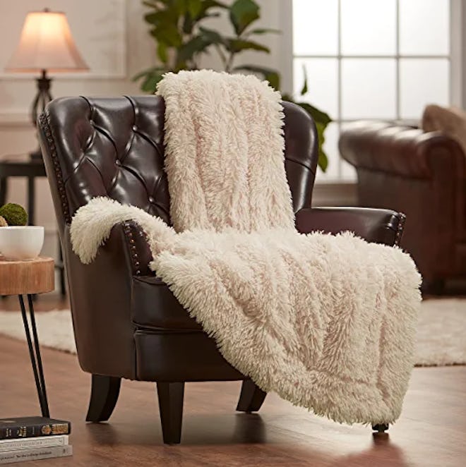 Chanasya Super Soft Shaggy Longfur Throw Blanket 