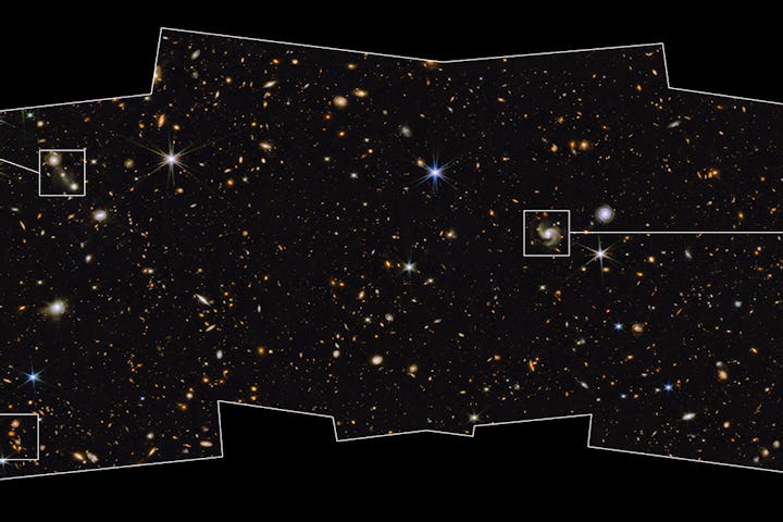 This image represents a portion of the full PEARLS field, which will be about four times larger. Tho...