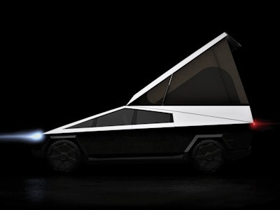 Space Campers mod for Tesla Cybertruck