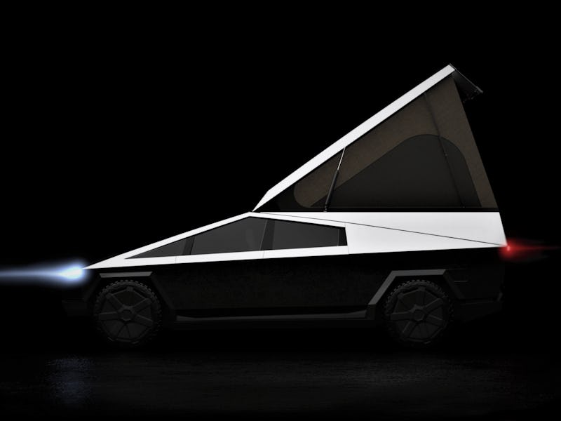 Space Campers mod for Tesla Cybertruck