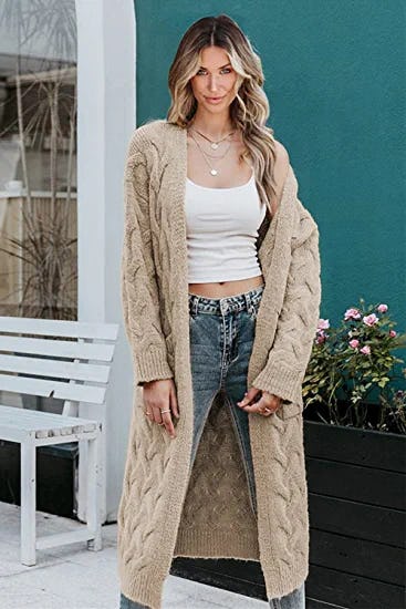 ZIWOCH Long Cardigan