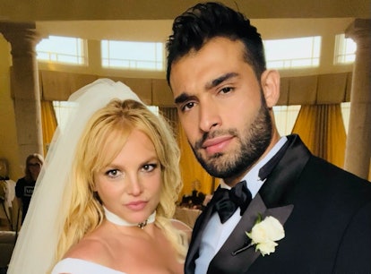 Sam Asghari commented on Britney Spears' topless photos.