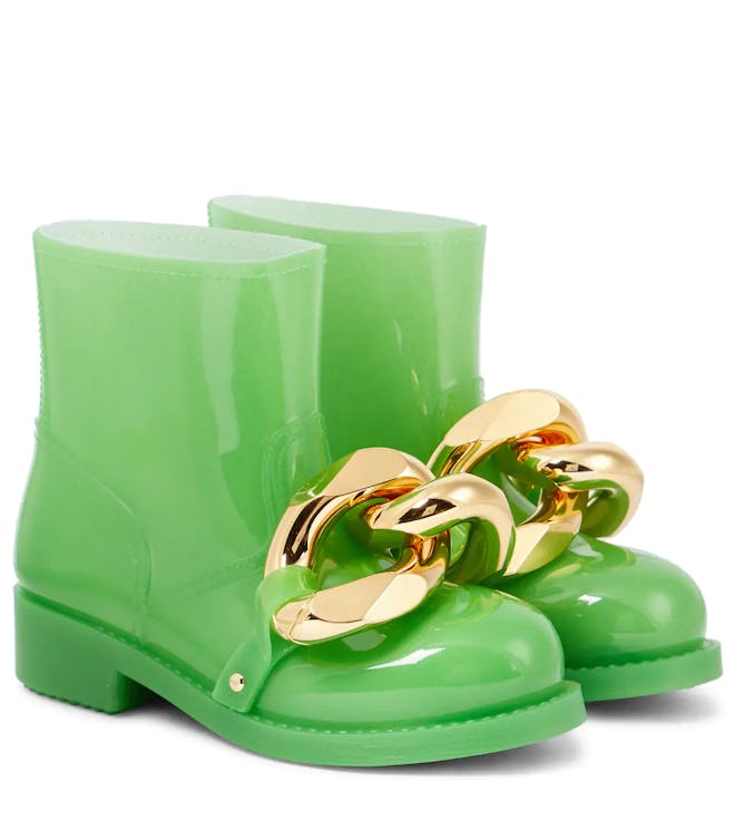 JW ANDERSON Chain-detail rubber boots