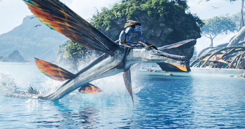 Jake Sully (Sam Worthington) in 20th Century Studios' AVATAR: THE WAY OF WATER.