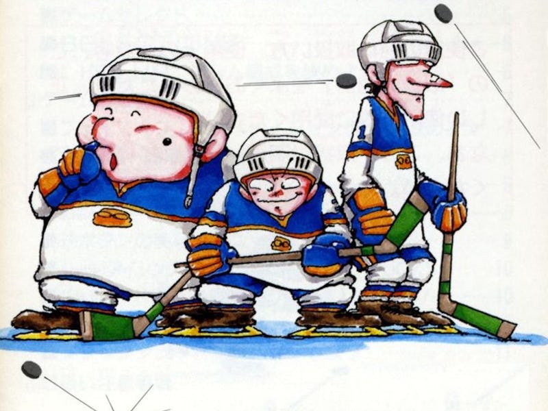 famicon nes ice hockey 1988 japanese cover art