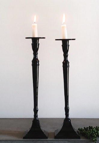 Vintage Black Candlesticks