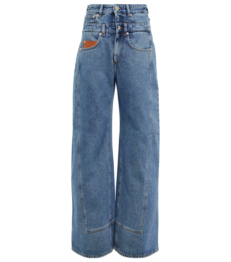 Loewe high-waisted wide-leg jeans