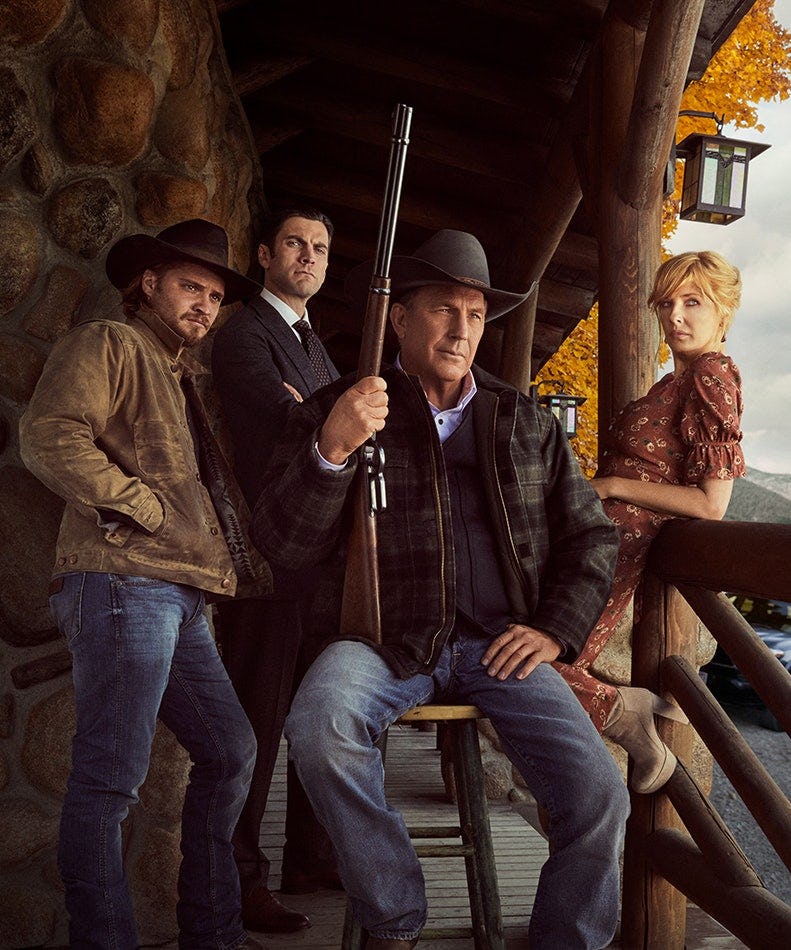 The cast of 'Yellowstone' on Paramount+.