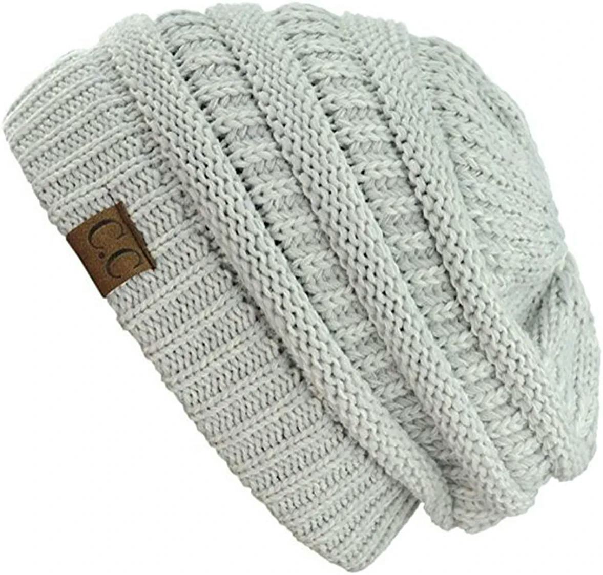 C. C Knit Beanie