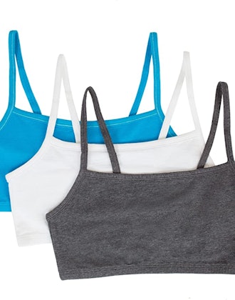 Fruit of the Loom Women's Cotton Pullover Sport Bra (3-Pack)