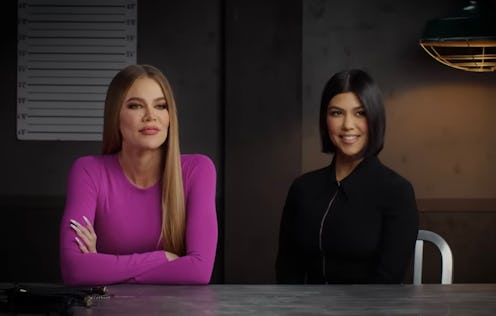 Sisters Khloé Kardashian & Kourtney Kardashian gave each other an on-camera lie detector test for 'V...