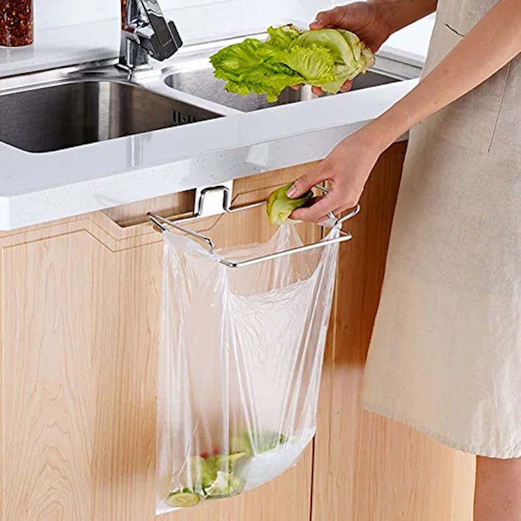 Meiloi Cupboard Trash Bag Holder 