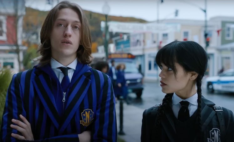 'Wednesday' costars Jenna Ortega and Percy Hynes White will reunite for the romcom 'Winter Spring Su...
