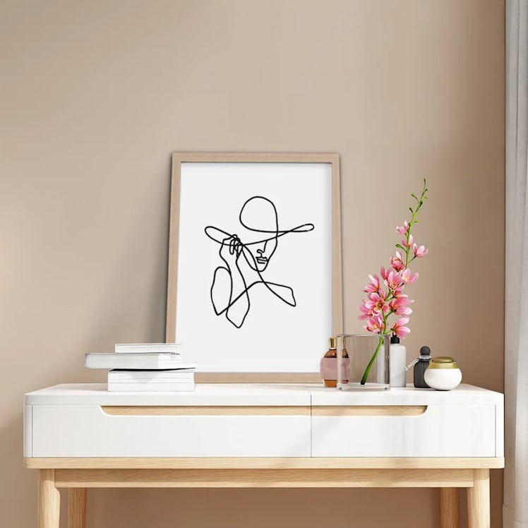 ArtbyHannah Framed Minimalist Wall Art (3-Pack)