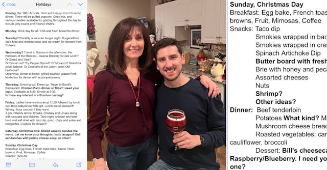 According to Janet El Khatib's son —Khalid — she sends out an annual family email right before the h...