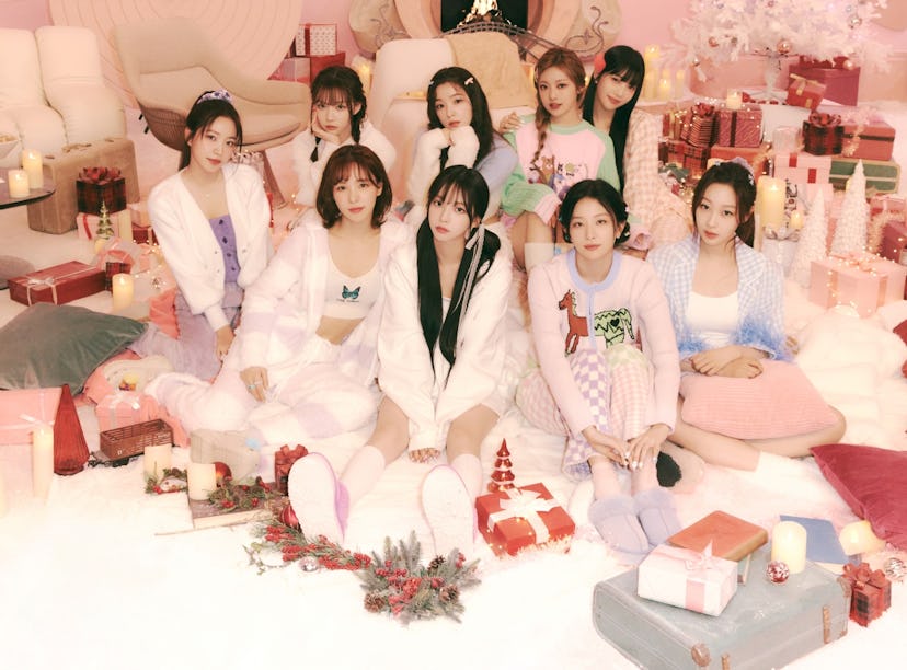 K-pop girl groups Red Velvet and Aespa teamed up on their holiday single, "Beautiful Christmas."