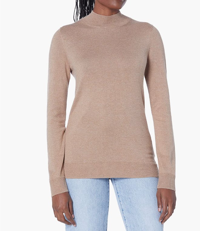 Amazon Essentials Lightweight Mockneck Sweater