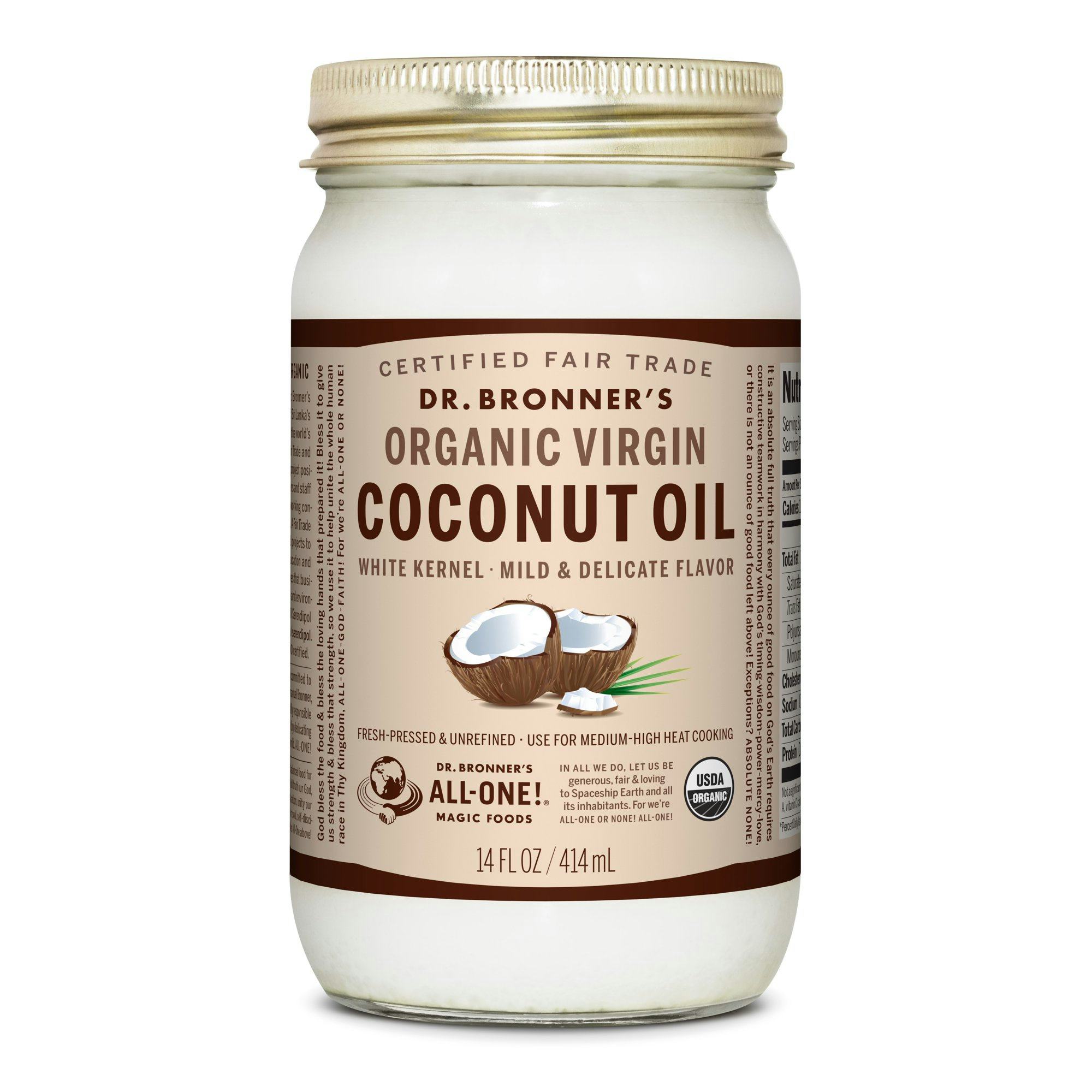 Dr. Bronner&rsquo;s Organic Virgin White Kernel Coconut Oil