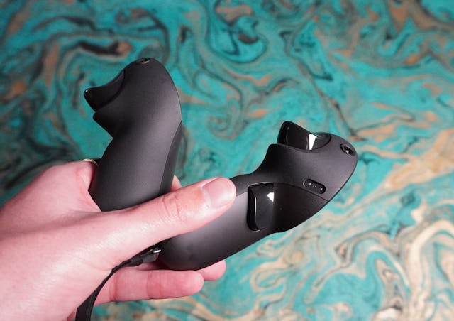 The side of the Touch Pro controllers.