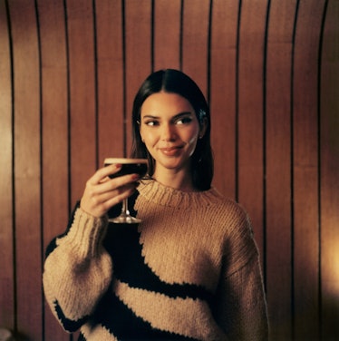 Kendall Jenner shares how to make espresso martini recipe with 818 Tequila. 