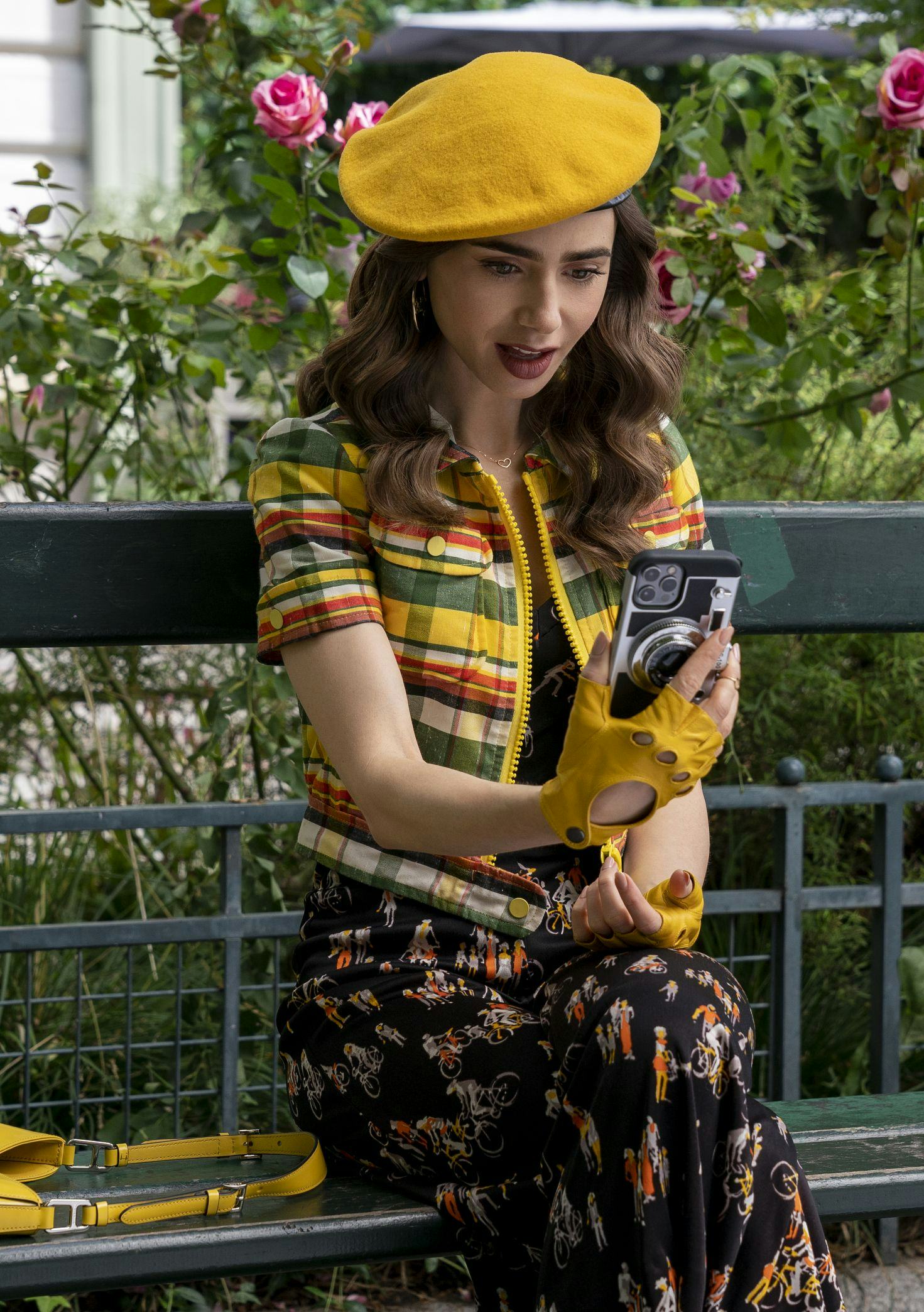 Lily Collins as Emily Cooper in Emily in Paris 