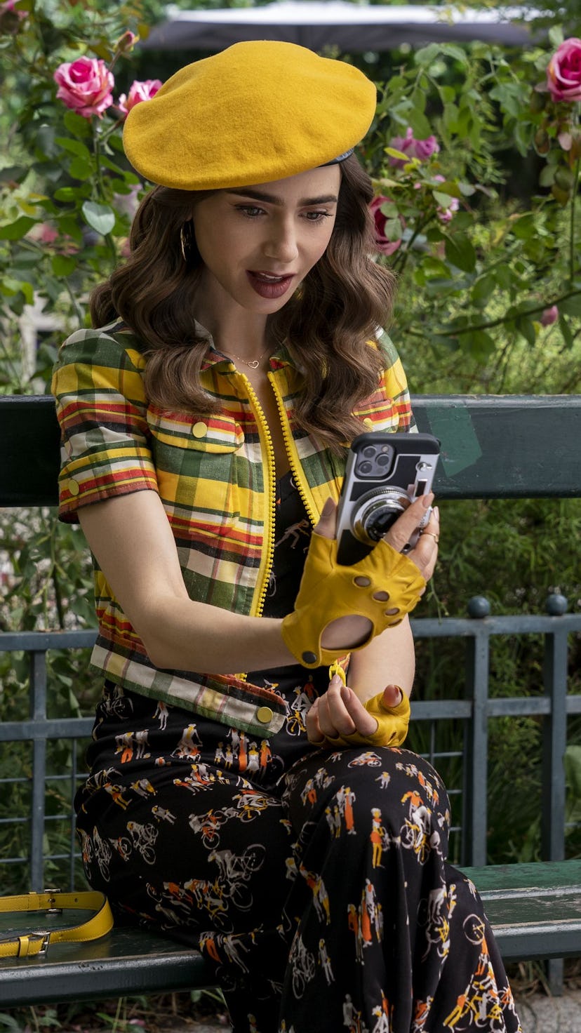 Lily Collins as Emily Cooper in Emily in Paris