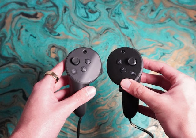 The Touch Pro controllers side by side.