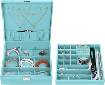 MOSISO Double-Layer Jewelry Box