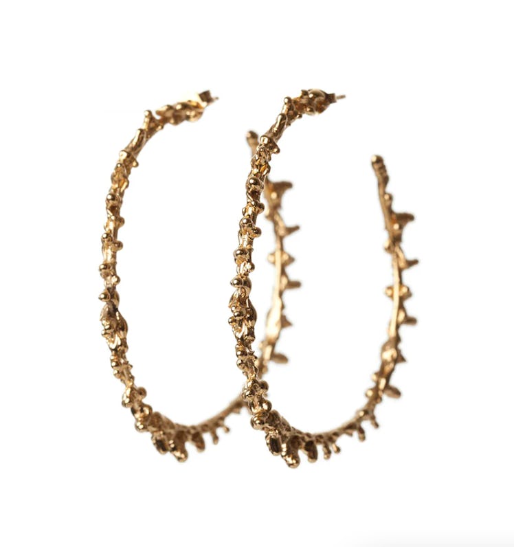 Lenique Louis Gold Hoop Earrings