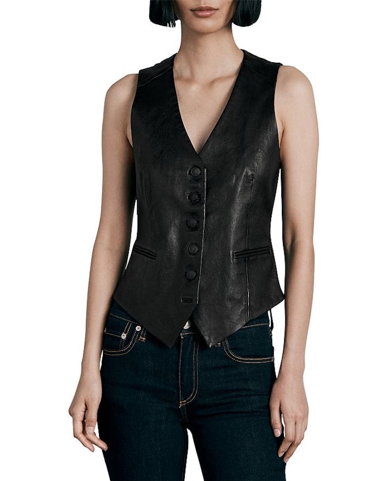 Vanessa Leather Vest