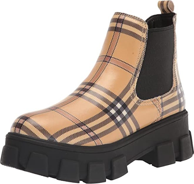 a pair of sam edelman lug-sole boots available in 19 colors and prints