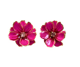 the pink reef Magenta Earrings