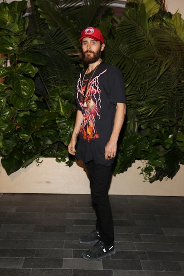 Jared Leto attends W Magazine and Burberry’s Art Basel Celebration on December 01, 2022 in Miami Bea...