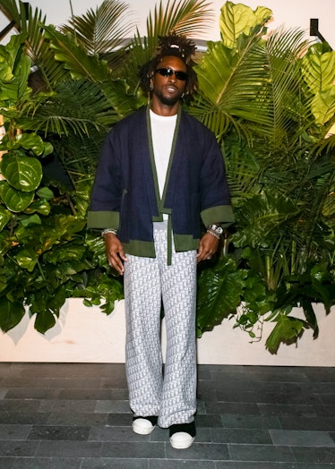 Saint Jhn attends the W Magazine and Burberry Art Basel party in Miami