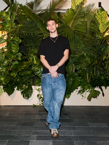 Hank Korsan attends the W Magazine and Burberry Art Basel party in Miami