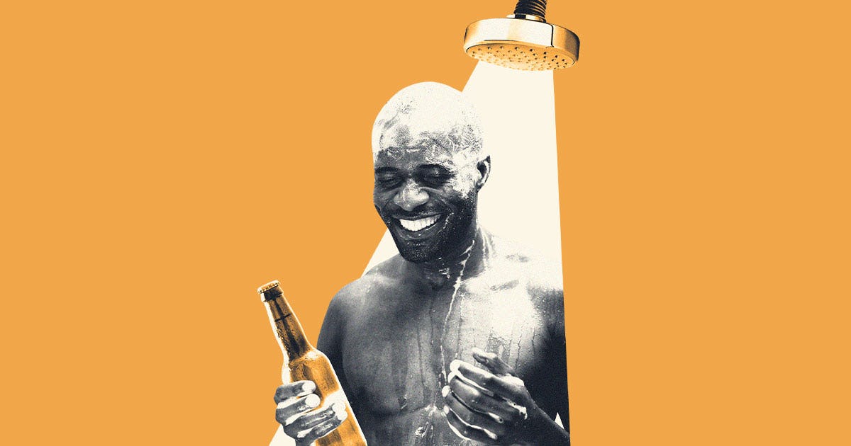 Why Drinking a Shower Beer Feels So Good, According to Science