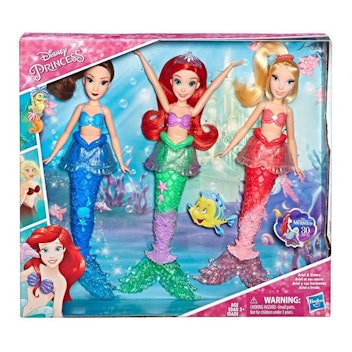 Disney Princess Ariel and Sisters Fashion Dolls Set
