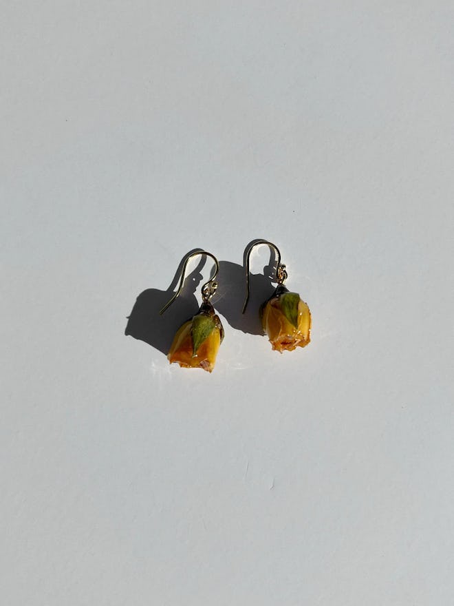 Buttercup Rosebud Earrings