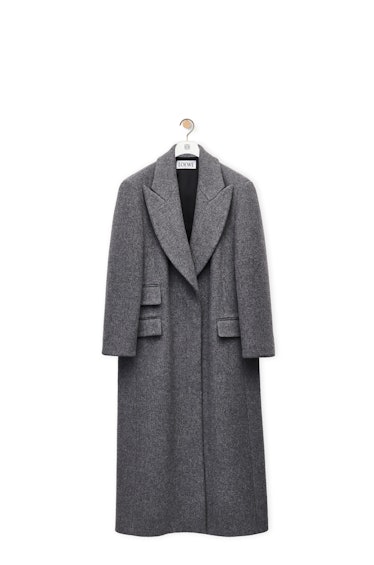 Loewe gray wool cashmere coat