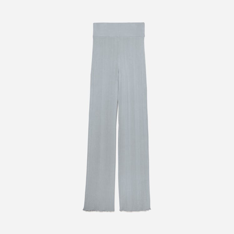 Everlane gray rib knit pants