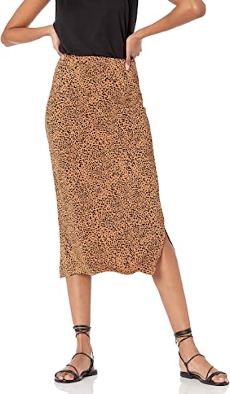 Amazon Essentials Pull-On Knit Midi Skirt